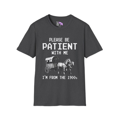 Please Be Patient With Me I'm From The 1900's (Pixelated) Adult T-shirt