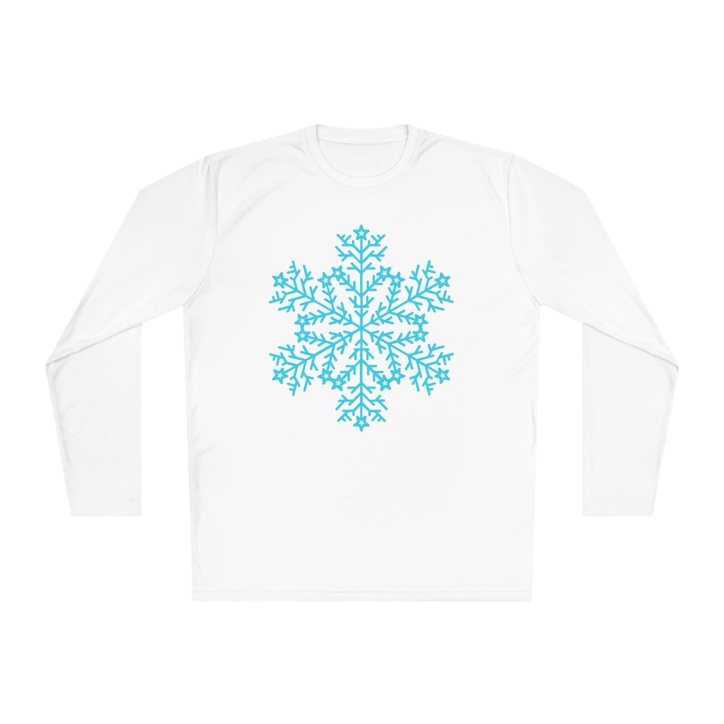 Large Snowflake Adult Long Sleeve Tee