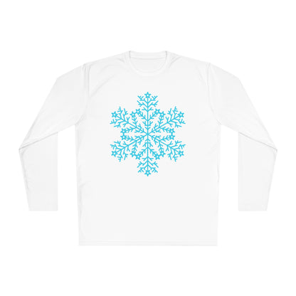 Large Snowflake Adult Long Sleeve Tee