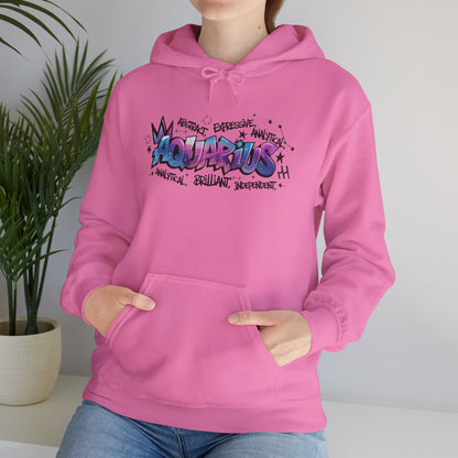 Aquarius Street Art Heavy Blend™ Hooded Sweatshirt
