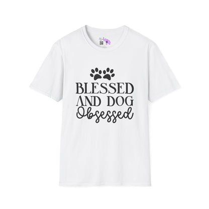 Blessed And Dog Obsessed Adult T-shirt