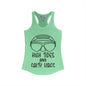 High Tides And Salty Vibes Women's Ideal Racerback Tank