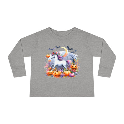 Halloween Unicorn Toddler Long Sleeve Tee