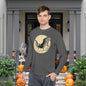 Bat Over Moon 2 Adult Long Sleeve Tee