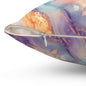Dreamwave Marble Throw Pillow