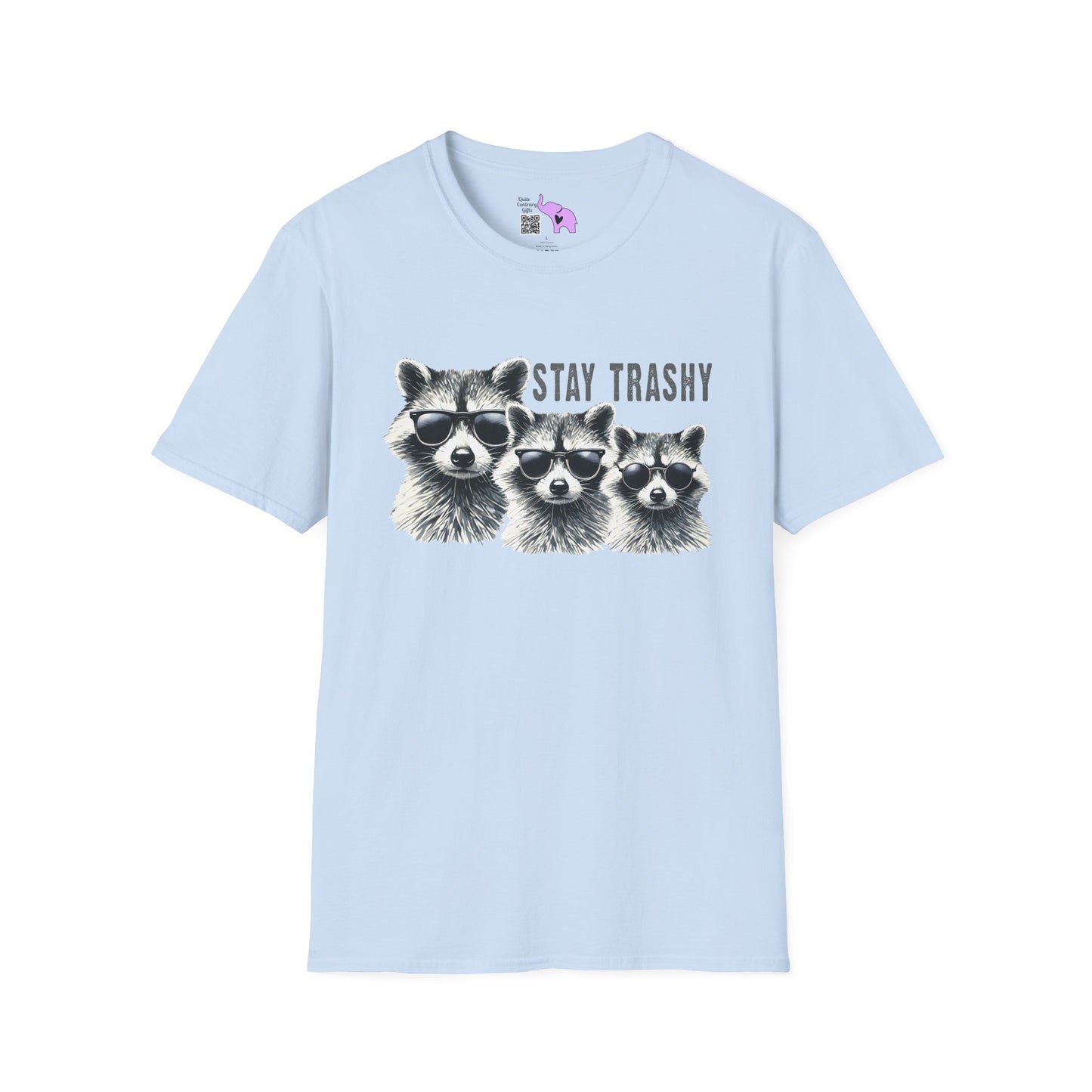 Stay Trashy (Racoon) Adult T-shirt