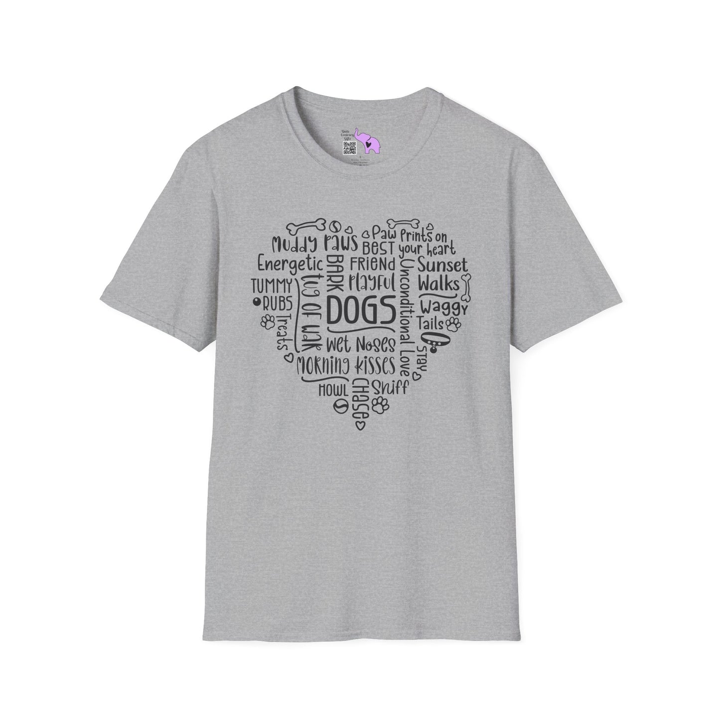 Dogs Heart Adult T-shirt