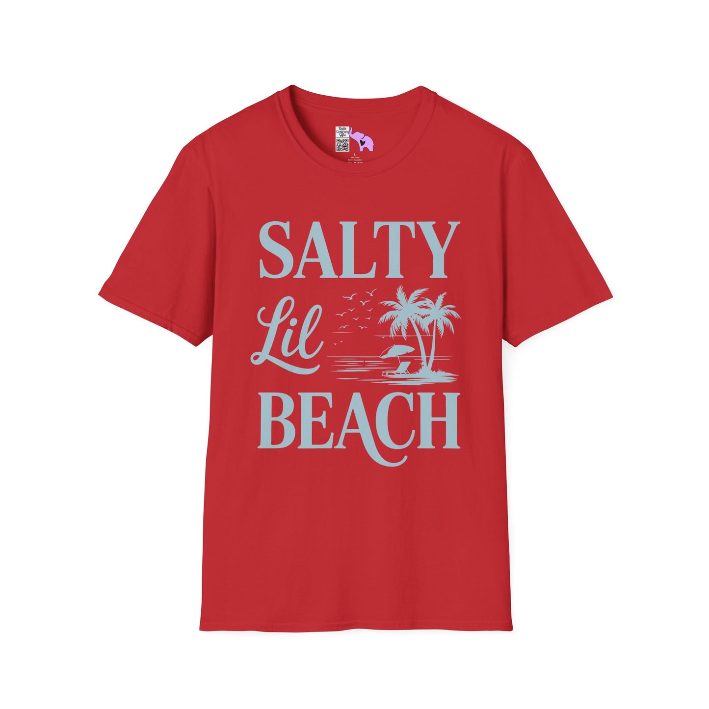 Salty LIl' Beach Adult T-shirt