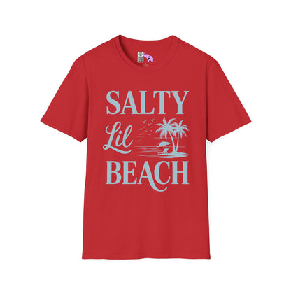Salty LIl' Beach Adult T-shirt