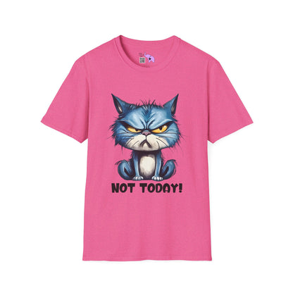 Not Today (Angry Cat) Adult T-shirt