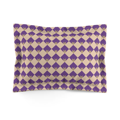 Diamond Bloom-Amethyst & Cream Basic Bedding Set