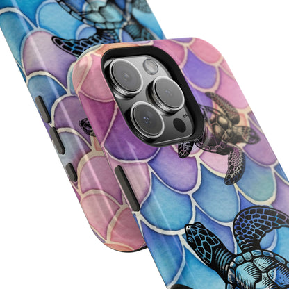 Sea Turtle Silhouette MagSafe® Compatible Tough Case for iPhone