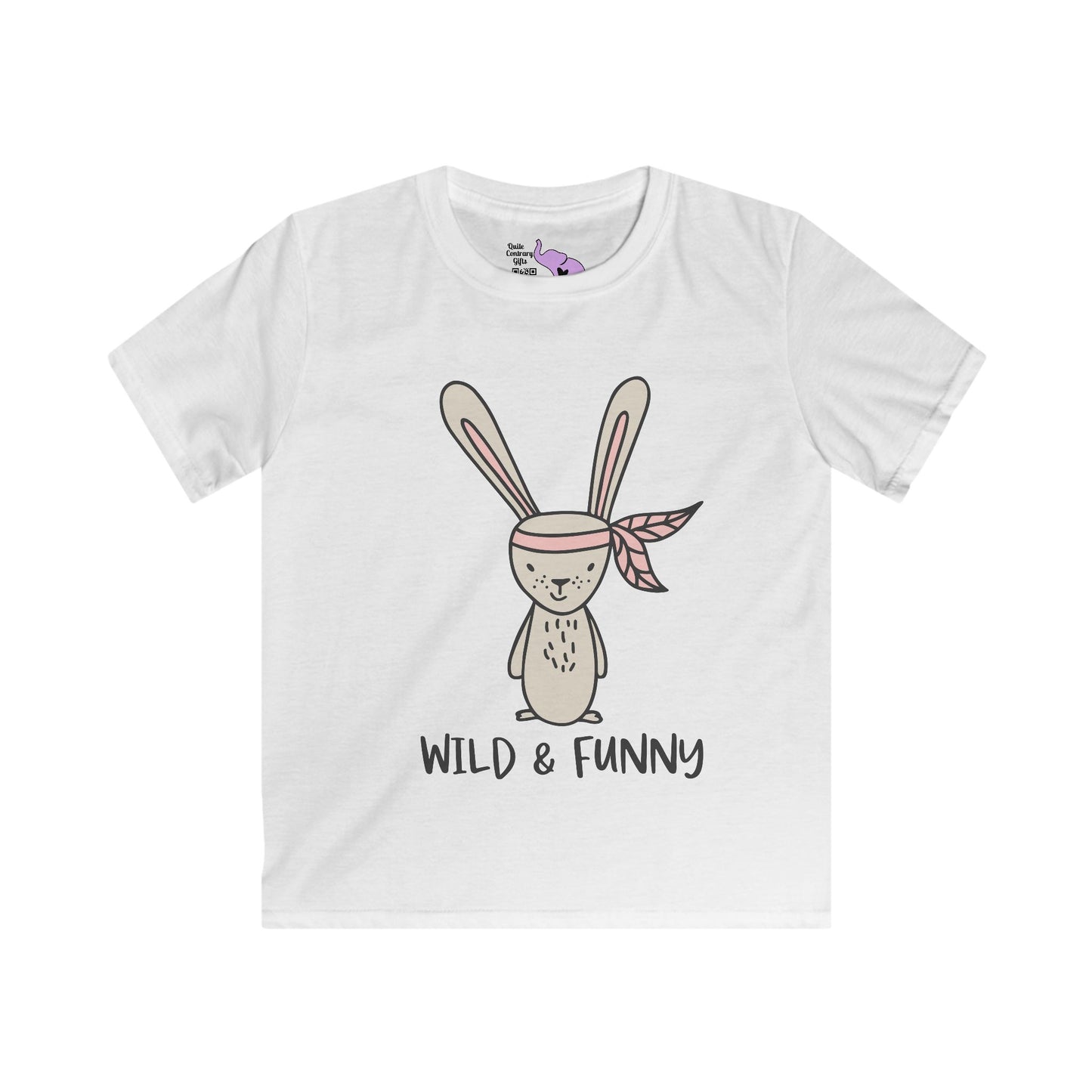 Wild & Funny (Bunny) Kids Softstyle Tee