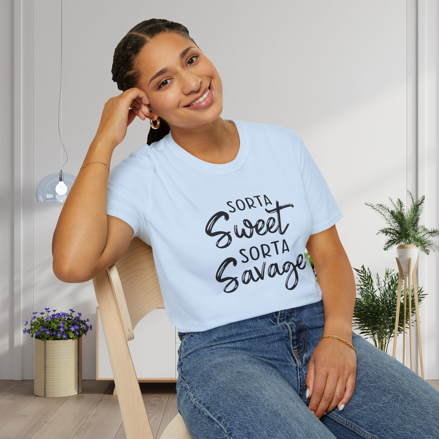 Sorta Sweet Sorta Savage Adult T-shirt