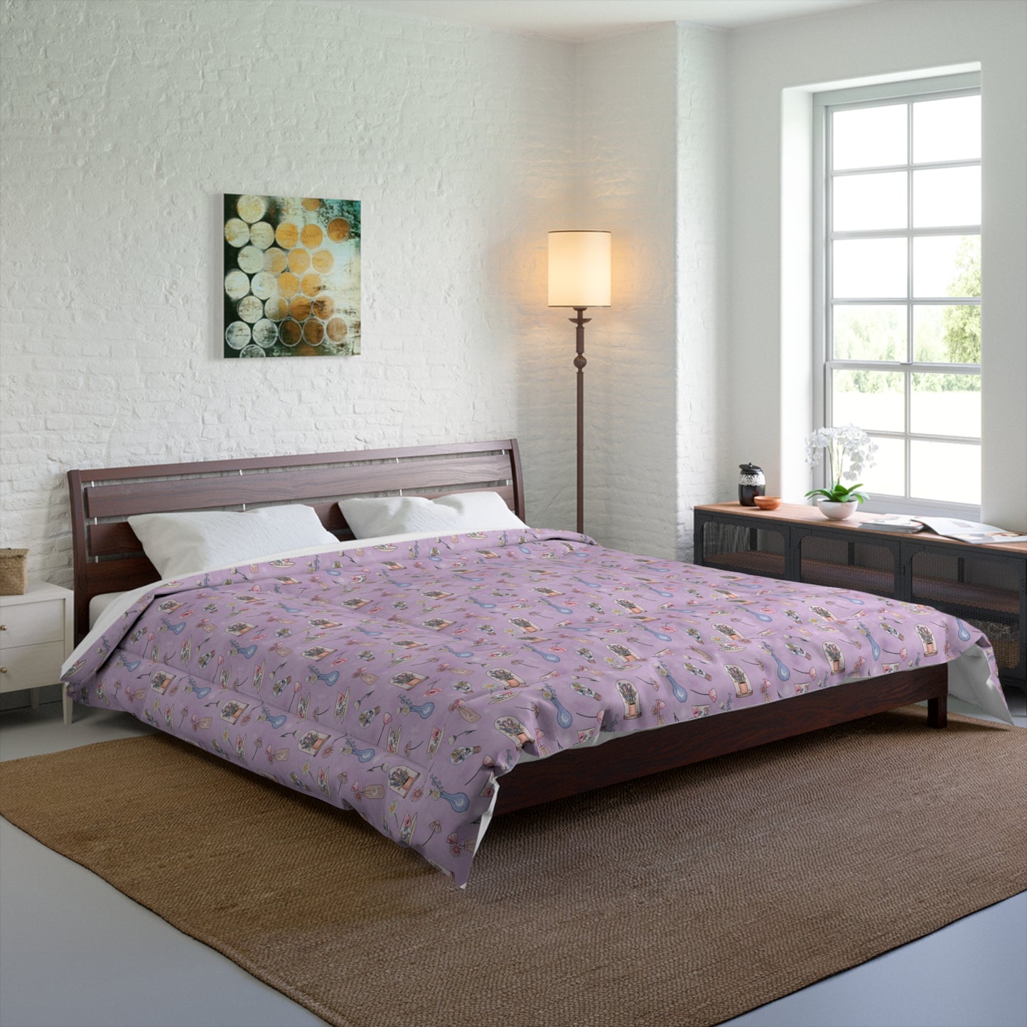 Lilac Meadow Keepsakes Comforter