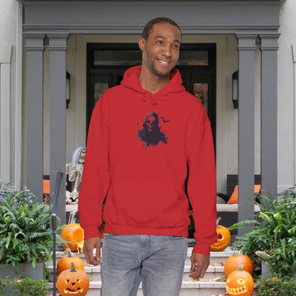 Creepy Death Skull Heavy Blend™ Hooded Sweatshirt