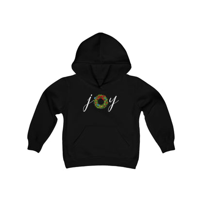 Joy w/Wreath Youth Hoodie