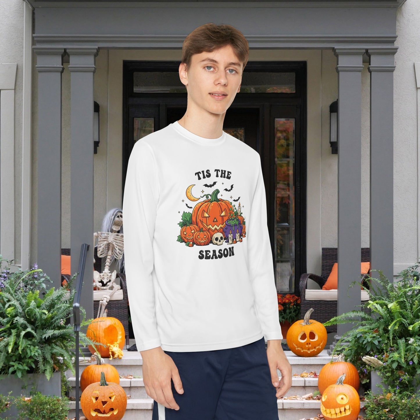 Tis the Season (Halloween) Youth Long Sleeve Tee