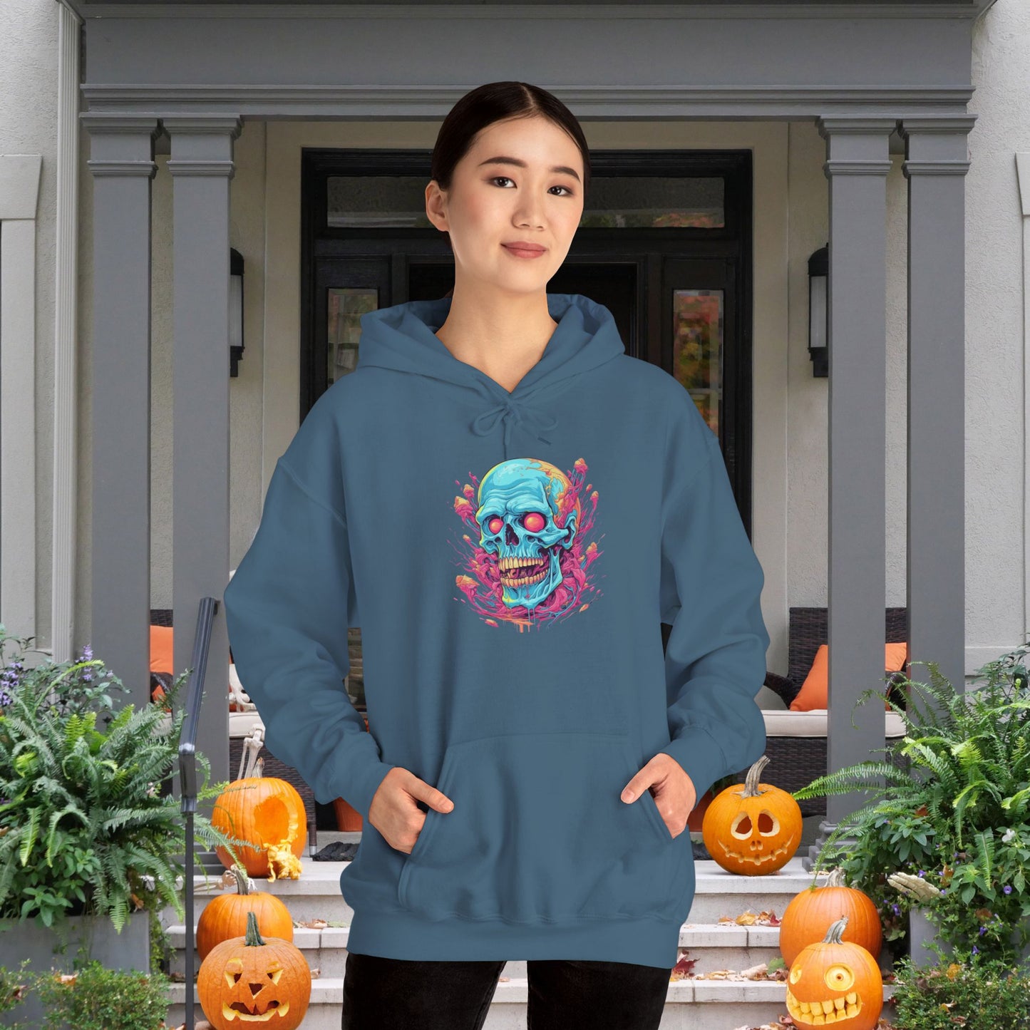 Psycho Skull Heavy Blend™ Hooded Sweatshirt