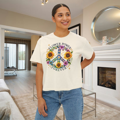 Flower Power Forever Women's Boxy Tee