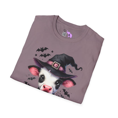 Moo...I Mean Boo Baby Cow Adult T-shirt