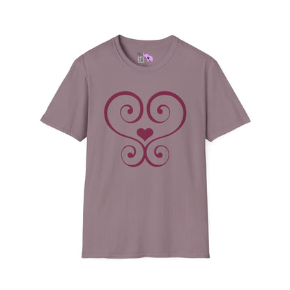 Heart 8 Adult T-shirt