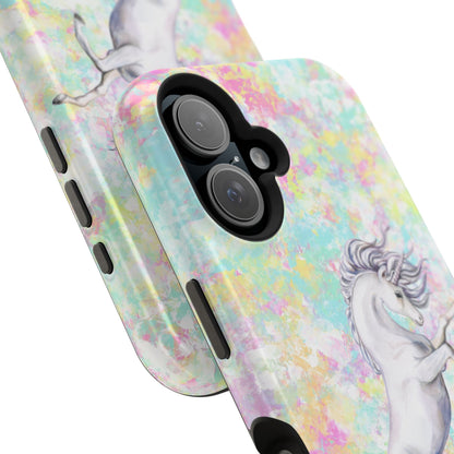 Pastel Pegasus MagSafe® Compatible Tough Case for iPhone