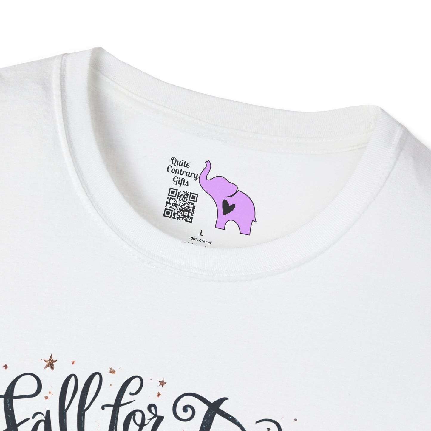 Fall For Jesus He Never Leaves Adult T-shirt