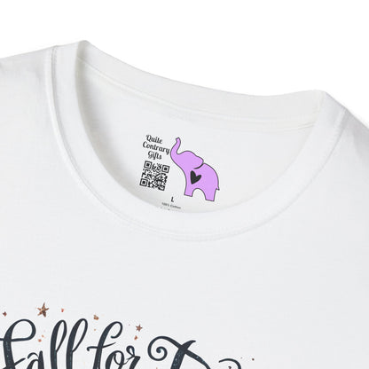 Fall For Jesus He Never Leaves Adult T-shirt