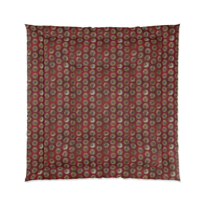 Majestic Crimson Daisies Basic Bedding Set