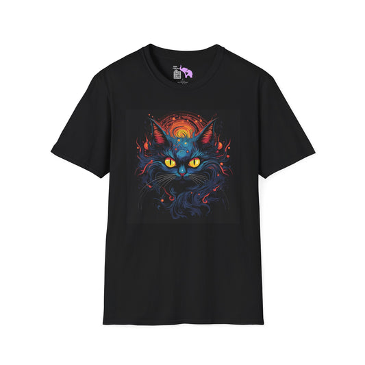 Creepy Black Cats 12 T-shirt