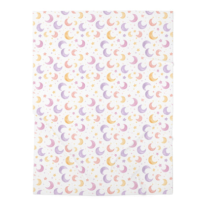 Moon & Star Snuggles Baby Swaddle Blanket