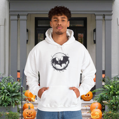 Creepy Bat Heavy Blend™ Hooded Sweatshirt