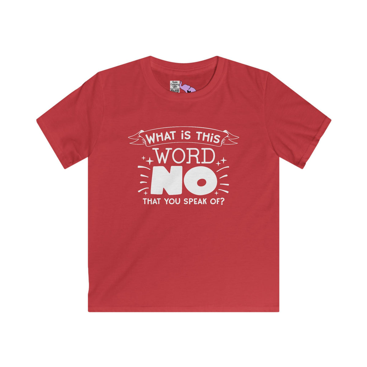 What Is This Word No That You Speak Of? Youth Softstyle Tee