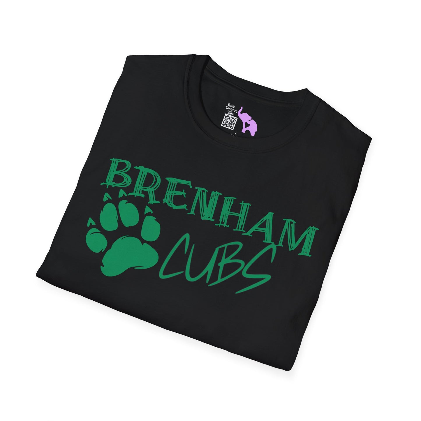 Brenham Cubs w/Claw Adult T-shirt