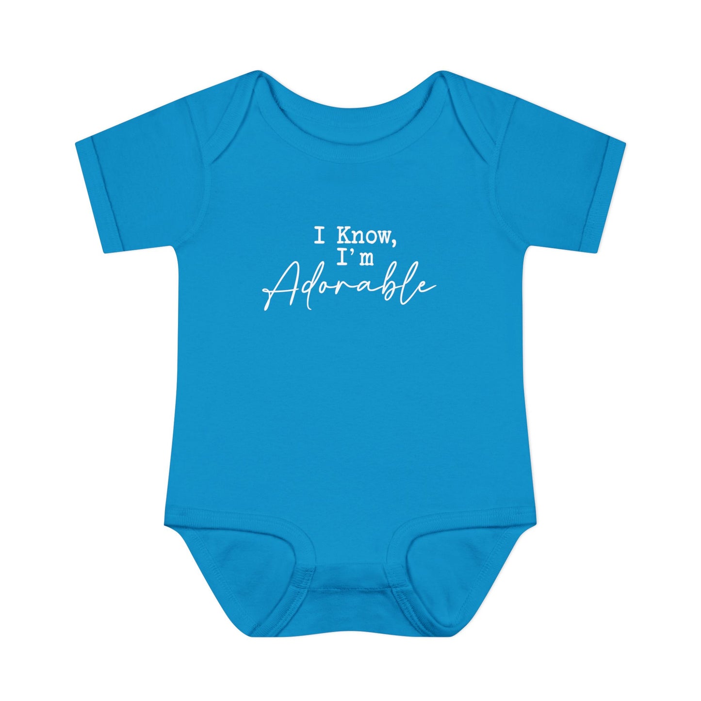 I Know I'm Adorable Infant Onesie