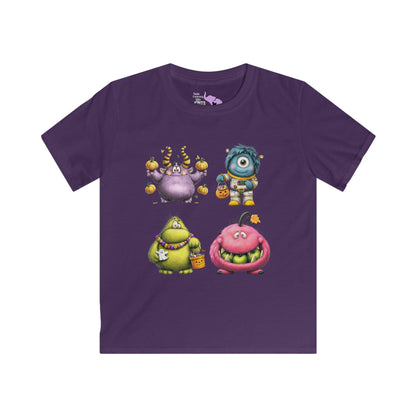 Monster Mayhem Kids Softstyle Tee