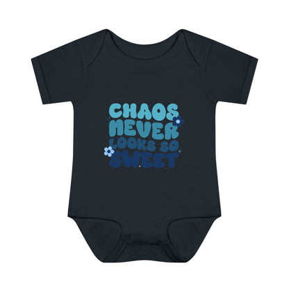 Chaos Never Looked So Sweet Infant Baby Rib Bodysuit