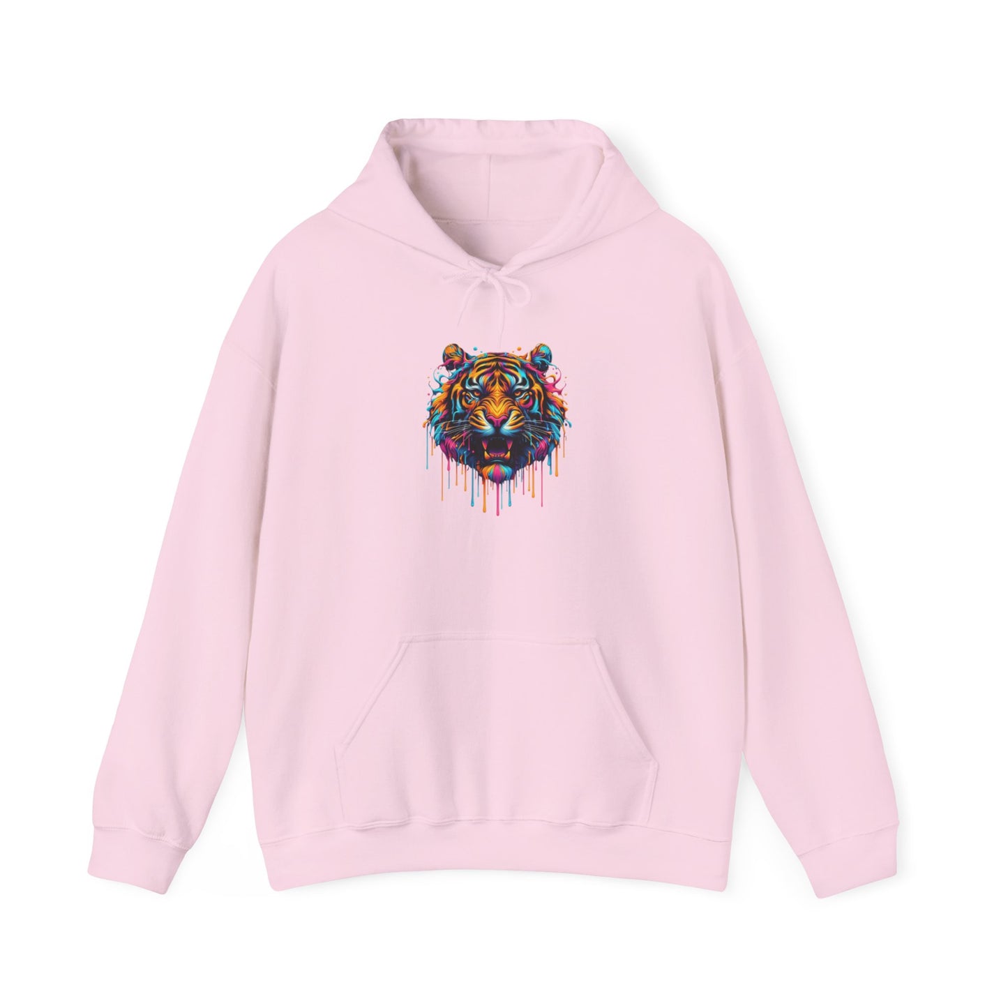 Colorful Tiger Heavy Blend™ Hooded Sweatshirt