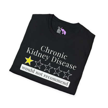Chronic Kidney Disease 1 Star Would Not Recommend Adult T-shirt
