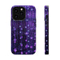 Purple Raindrops MagSafe® Compatible Tough Case for iPhone