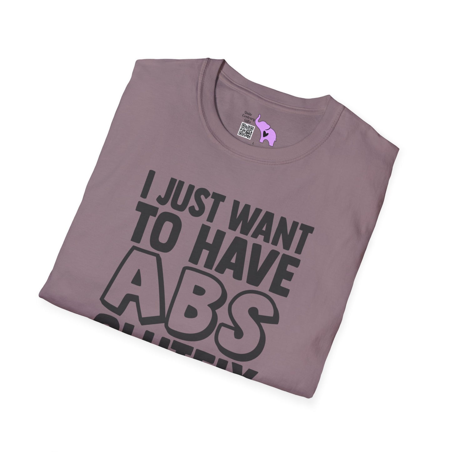 I Just Want ABS-solutely All The Fries Adult T-shirt
