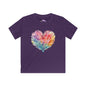 Feathery Heart Youth Softstyle Tee