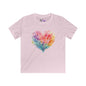 Feathery Heart Youth Softstyle Tee