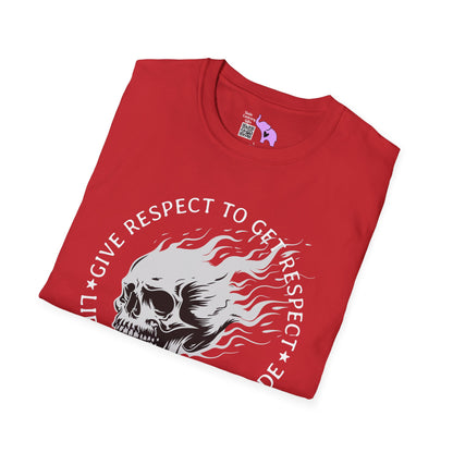 Give Respect to Get Respect Life Is A Beautiful Ride Adult T-shirt