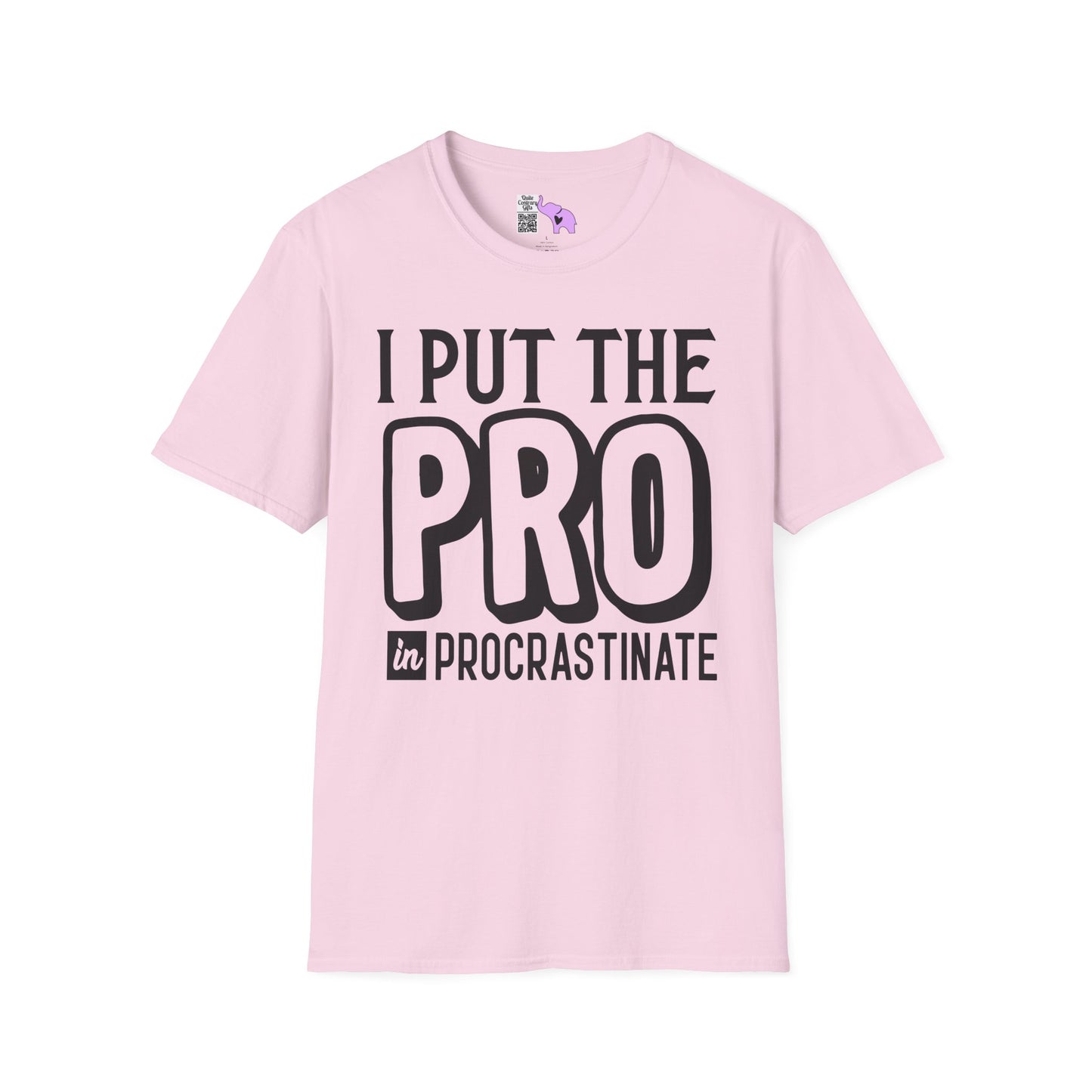 I Put The Pro in Procrastinate Adult T-shirt
