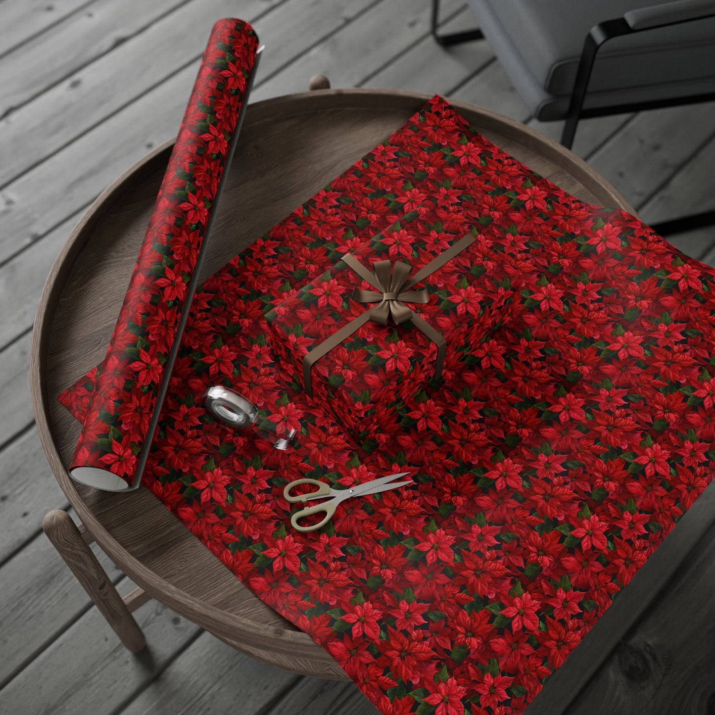 Crimson Noel Wrapping Paper