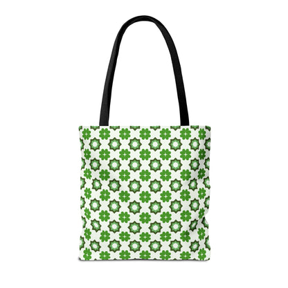 Emerald Star Garden Canvas Tote Bag
