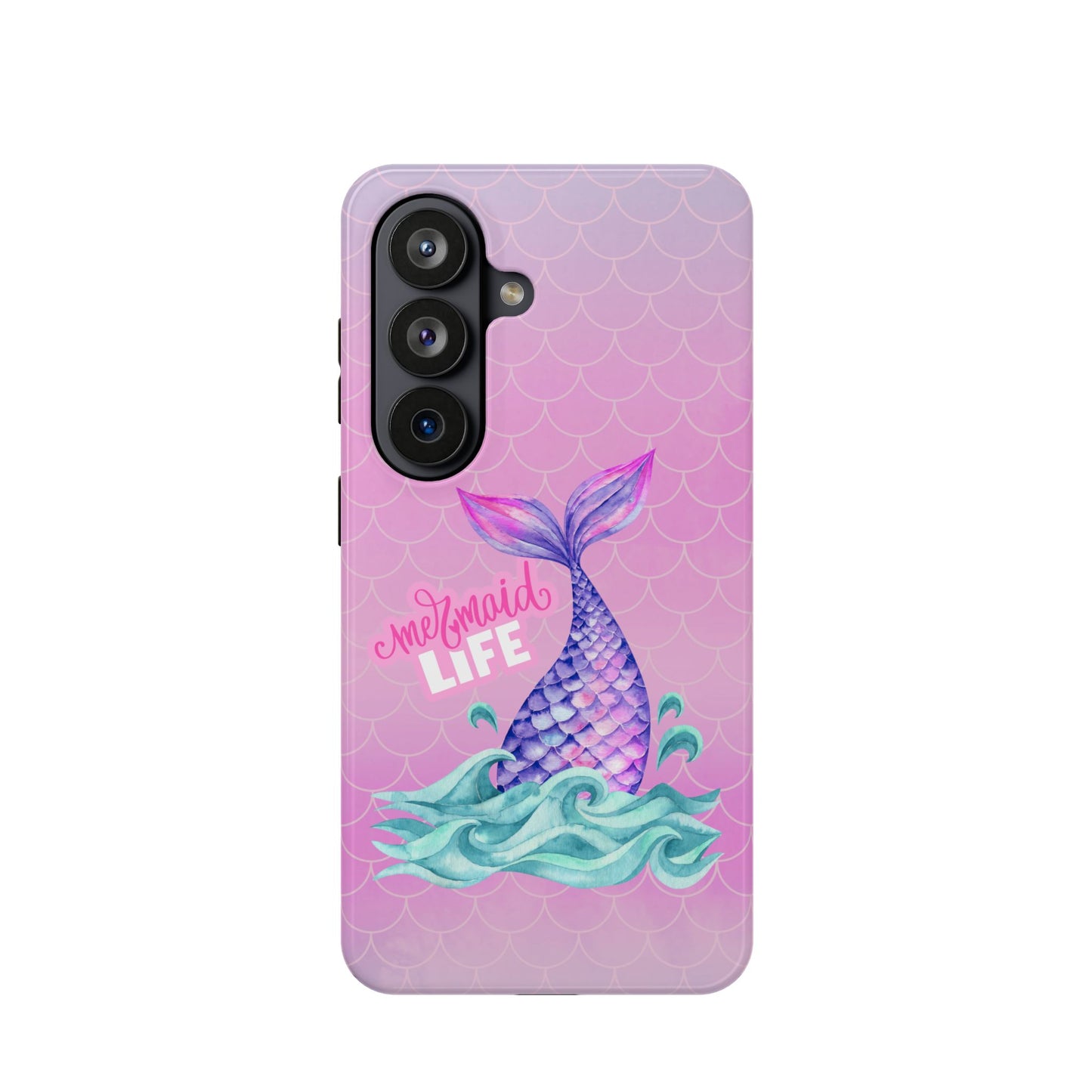 Pink Mermaid Life MagSafe® Compatible Tough Case for iPhone