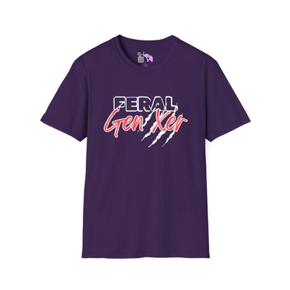 Feral GenXer w/Claws Adult T-Shirt